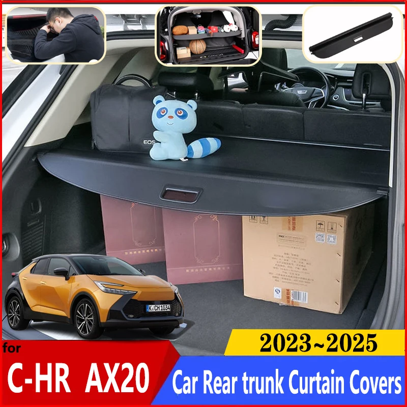Занавеска для багажника автомобиля Toyota C HR CHR AX20 2023 2024 2025 MK2, багажник автомобиля, занавеска для багажа, грузовые Чехлы, анти-шпионские аксессуары
Занавеска для багажника автомобиля Toyota C HR CHR AX20 2023 2024 2025 MK2, багажник автомобиля, занавеска для багажа, грузовые Чехлы, анти-шпионские аксессуары