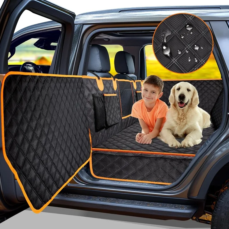 Dog Car Seat Cover for Back Seat, Hard Bottom Car Seat Cover for Dogs with Door Protectors for Traveling and Camping with Pets,
Dog Car Seat Cover for Back Seat, Hard Bottom Car Seat Cover for Dogs with Door Protectors for Traveling and Camping with Pets,