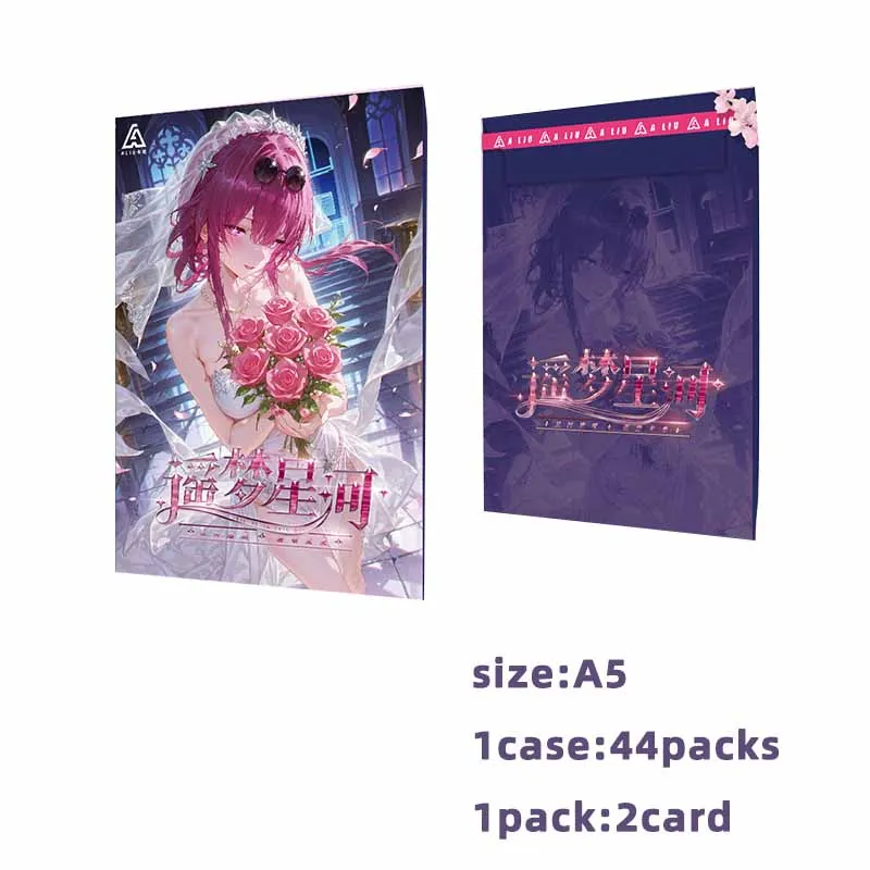 Оптовые продажи, коллекционные карты Goddess Story A5 Yao Meng Xing He Booster Box, 1 чехол, игральные карты, игры, игрушки, подарок ребенку
Оптовые продажи, коллекционные карты Goddess Story A5 Yao Meng Xing He Booster Box, 1 чехол, игральные карты, игры, игрушки, подарок ребенку