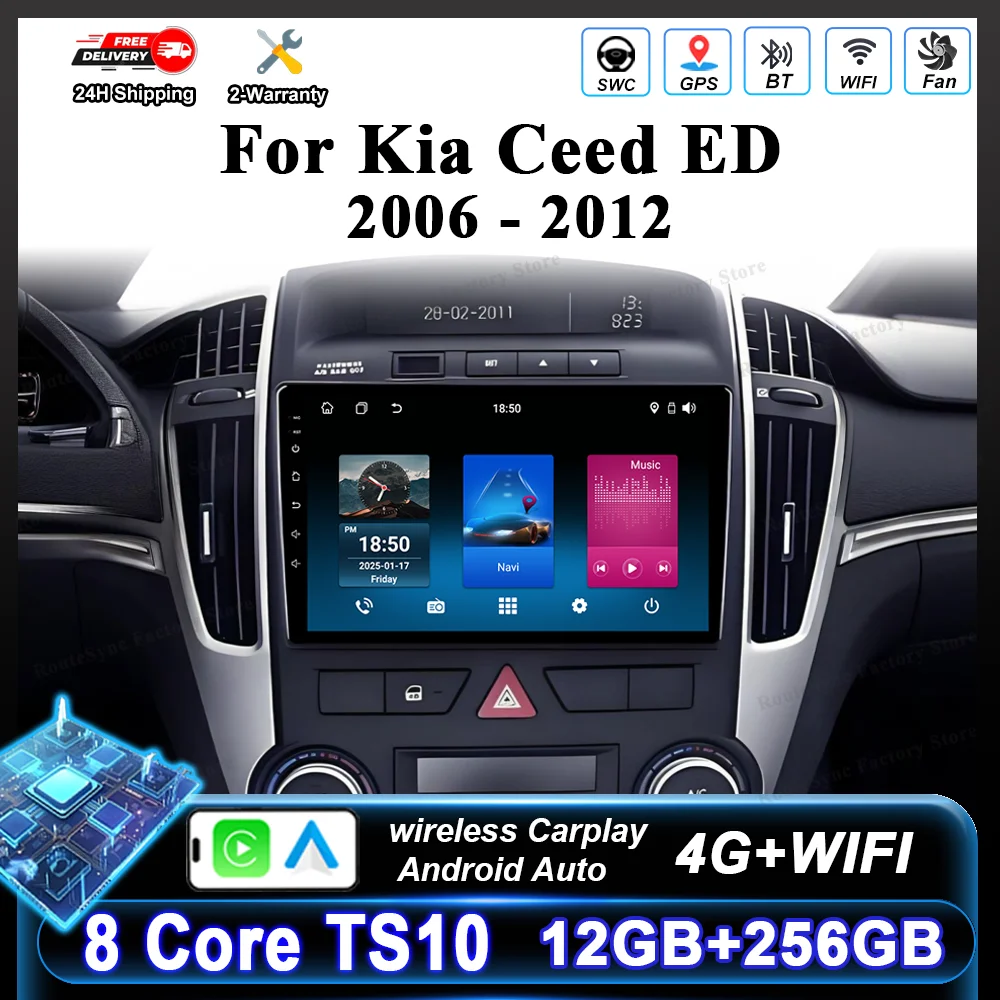Car DVD Android 16 For Kia Ceed ED 2006 -2012 Auto Radio GPS Navigation Carplay Wirerless Multimedia Video Player WIFI Bluetooth
Car DVD Android 16 For Kia Ceed ED 2006 -2012 Auto Radio GPS Navigation Carplay Wirerless Multimedia Video Player WIFI Bluetooth
