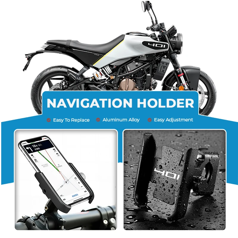 Alloy Motorcycle Cell Phone Support Bracket Mirror Mount Navigation Stand For Svartpilen 401 250 701 Vitpilen 250 Norden 901
Alloy Motorcycle Cell Phone Support Bracket Mirror Mount Navigation Stand For Svartpilen 401 250 701 Vitpilen 250 Norden 901