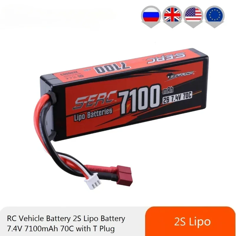 2S 7,4 В Lipo аккумулятор для жесткого футляра 7100 мАч 70C с Т-образной вилкой Deans 4 мм Bullet для радиоуправляемых автомобилей, грузовиков, танков, гонок, хобби
2S 7,4 В Lipo аккумулятор для жесткого футляра 7100 мАч 70C с Т-образной вилкой Deans 4 мм Bullet для радиоуправляемых автомобилей, грузовиков, танков, гонок, хобби