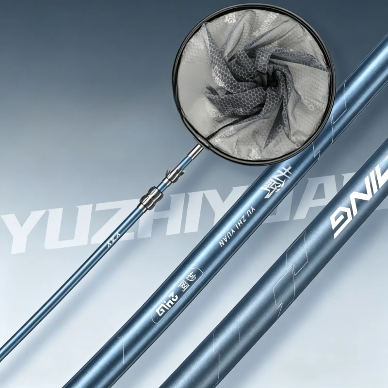 Professional Big Game Landing Net, High Carbon Ultra-Stiff, Anti-Sagging Telescopic Pole, Folding Strong Backbone Scoop
Professional Big Game Landing Net, High Carbon Ultra-Stiff, Anti-Sagging Telescopic Pole, Folding Strong Backbone Scoop