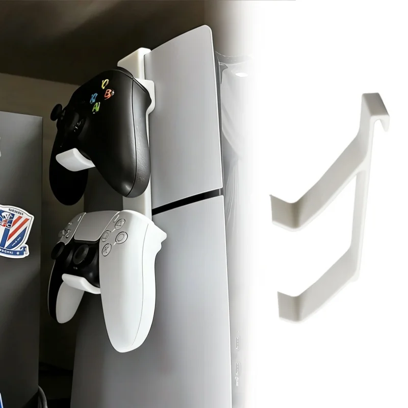 For PS5/PS5 Slim Side Mount Stand With Dual Controller Holder And 2 Game Controller Storage Racks Gift For Game Enthusiasts
For PS5/PS5 Slim Side Mount Stand With Dual Controller Holder And 2 Game Controller Storage Racks Gift For Game Enthusiasts