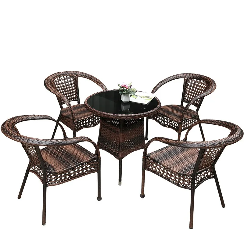 Outdoor Table and Chair Set for Patio Balcony Garden Terrace Rattan Lounge Chairs Tea Table 3 Piece Set
Outdoor Table and Chair Set for Patio Balcony Garden Terrace Rattan Lounge Chairs Tea Table 3 Piece Set