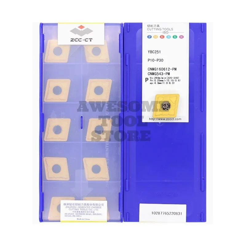 Original ZCCCT turning tool CNMG160612-PM YBC251 YBC252 YBD151 YBD152 YBD102 carbide insert for CNC cutting Tool
Original ZCCCT turning tool CNMG160612-PM YBC251 YBC252 YBD151 YBD152 YBD102 carbide insert for CNC cutting Tool