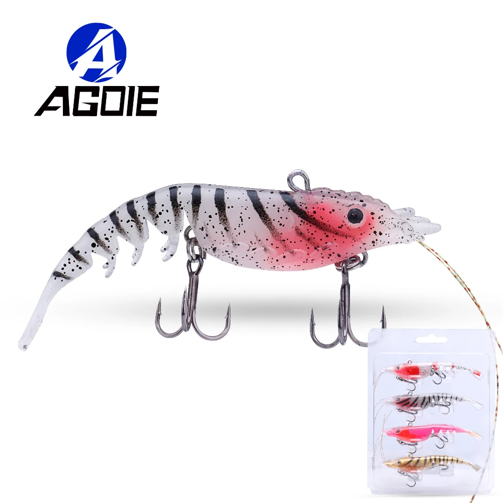 Agoie 4pcs/pack 10cm 11.5g Multi-Jointed Shrimp Soft Fishing Lure Sinking Swimbait Artificial Bait with Treble Hook Bass Tackle
Agoie 4pcs/pack 10cm 11.5g Multi-Jointed Shrimp Soft Fishing Lure Sinking Swimbait Artificial Bait with Treble Hook Bass Tackle