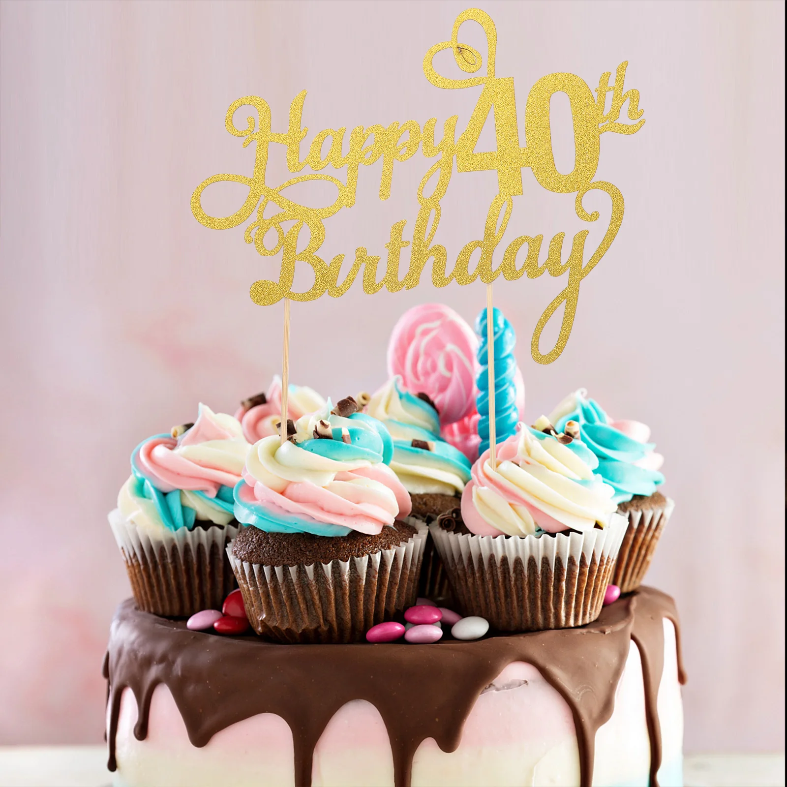 3 Pieces Birthday Cake Decoration Golden 40th Cake Toppers Happy Birthday Party Supplies Dessert Picks Cupcake naments
3 Pieces Birthday Cake Decoration Golden 40th Cake Toppers Happy Birthday Party Supplies Dessert Picks Cupcake naments