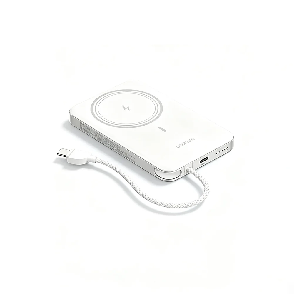 UGREEN 2026 New Ultra-thin Magnetic Power Bank 10000mAh 30W Fast Charging Built-in Cable Wireless Portable for iPhone
UGREEN 2026 New Ultra-thin Magnetic Power Bank 10000mAh 30W Fast Charging Built-in Cable Wireless Portable for iPhone
