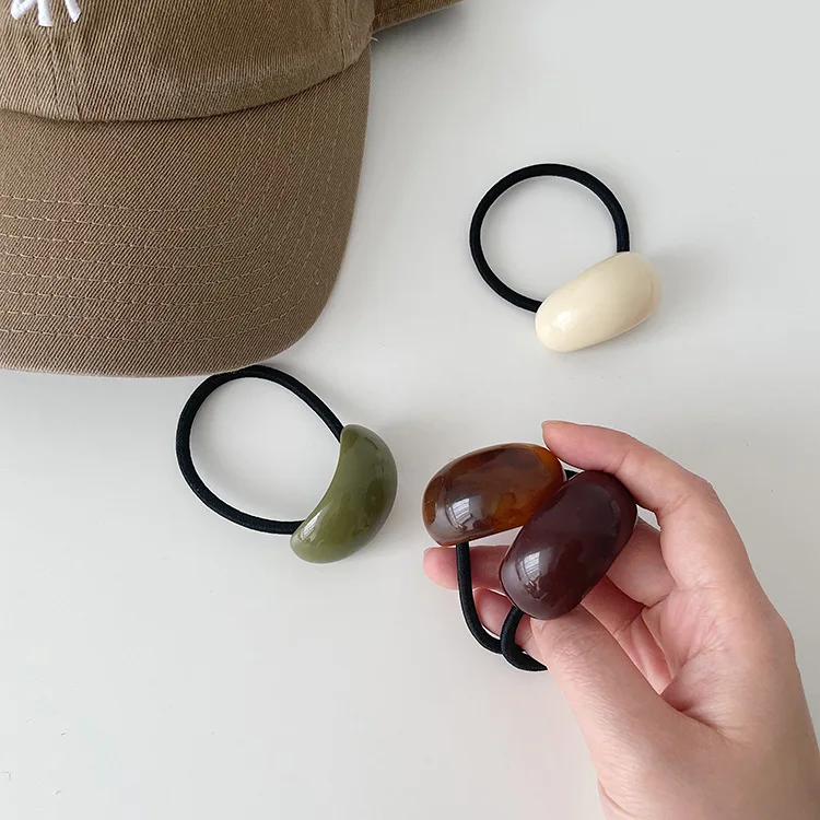 Geometric Oval Half Wrap Ponytail Holder Simple Seamless Hair Tie Korean Office Style High Elastic Non Slip For Women Daily
Geometric Oval Half Wrap Ponytail Holder Simple Seamless Hair Tie Korean Office Style High Elastic Non Slip For Women Daily