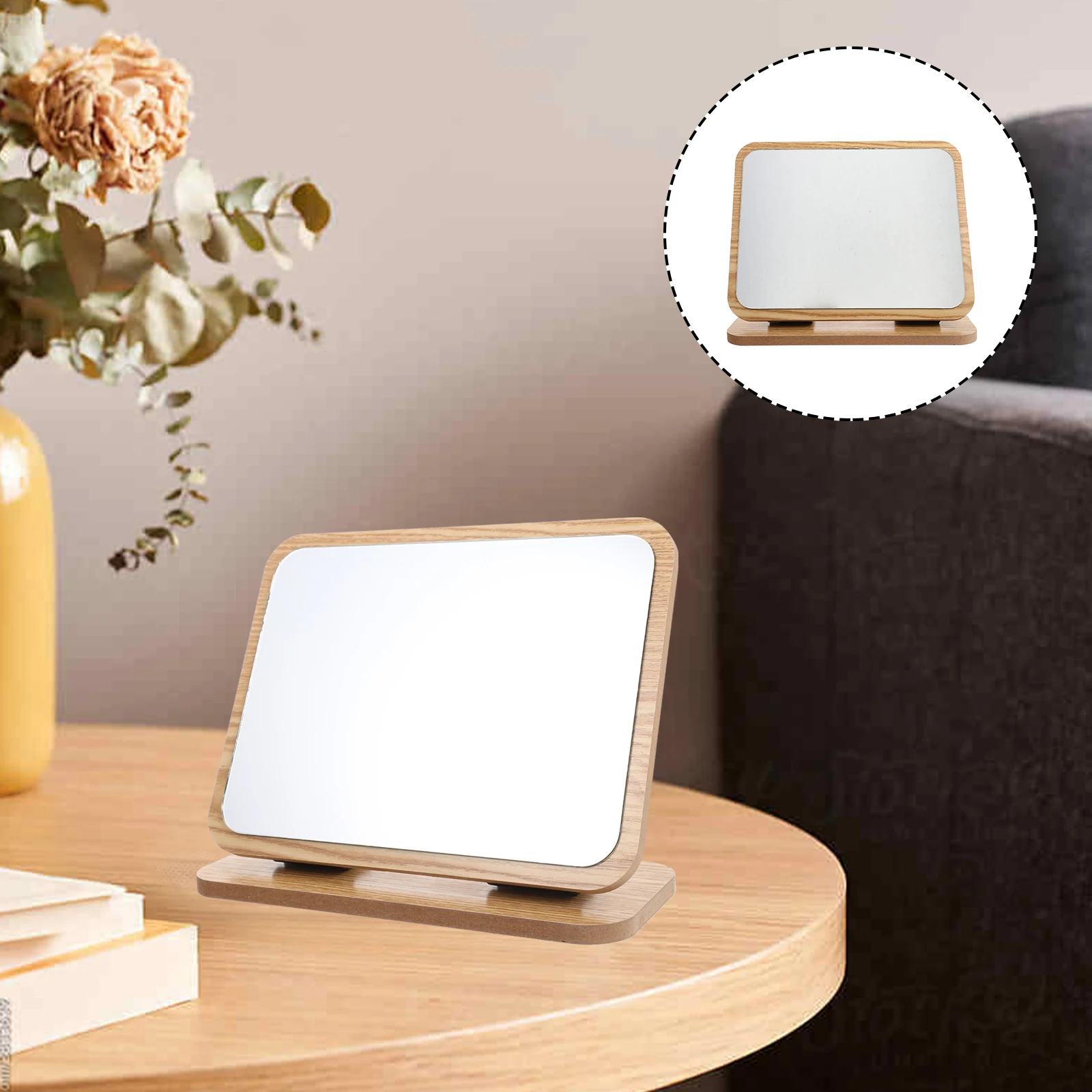 Wooden Mirror Desktop Portable Folding Tabletop Student Clear High Definition Gift Stable Base Stylish
Wooden Mirror Desktop Portable Folding Tabletop Student Clear High Definition Gift Stable Base Stylish