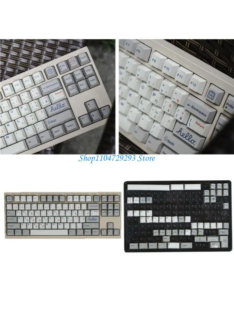 Y2GD Vintage Keycap High ThermalSublimation Retro Greek Gray Keycaps CherryProfile for Mechanical Keyboard Keycap DIY
Y2GD Vintage Keycap High ThermalSublimation Retro Greek Gray Keycaps CherryProfile for Mechanical Keyboard Keycap DIY