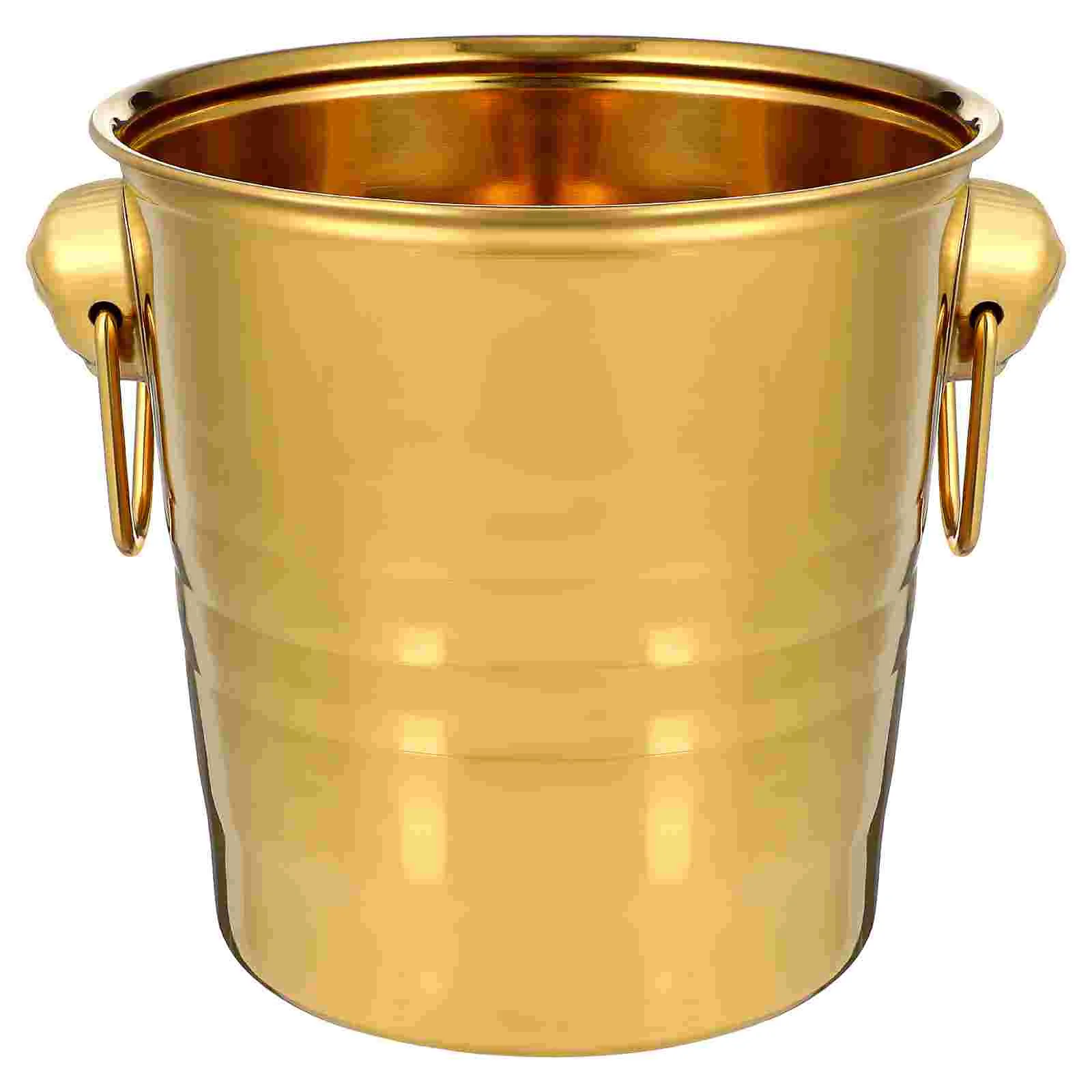 Ice Bucket with Lid Stainless Steel for Bar Dining Table Gold Cooler Beer Container
Ice Bucket with Lid Stainless Steel for Bar Dining Table Gold Cooler Beer Container