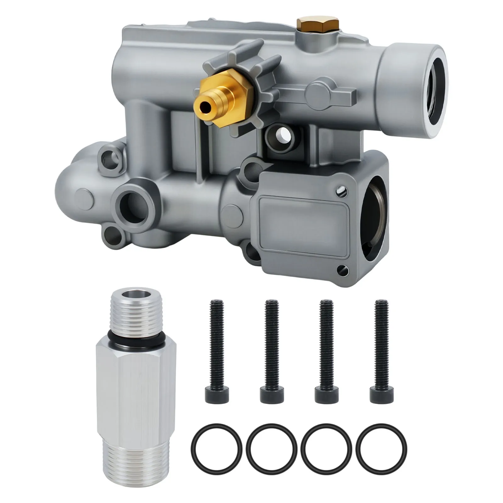 Pressure Washer Manifold Kit 16031 Fits For Troy-Bilt Craftsman Briggs 190627GS
Pressure Washer Manifold Kit 16031 Fits For Troy-Bilt Craftsman Briggs 190627GS
