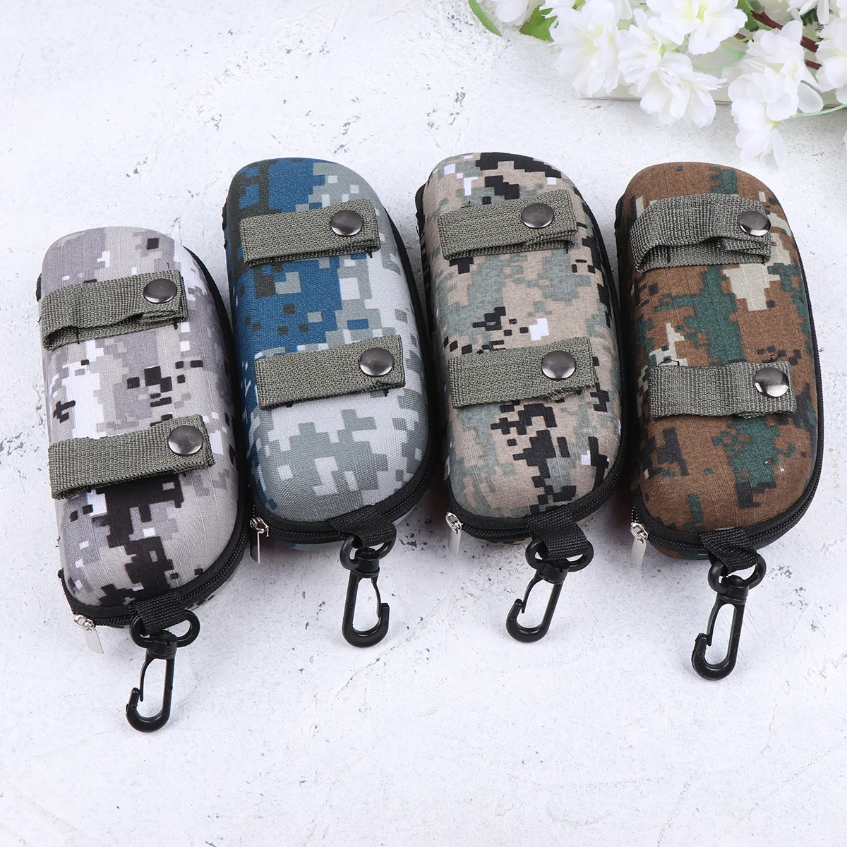 4pcs Glasses Durable Crash-Resistant Scratch Protection Zipper Eyeglass Case Belt Clip Compatible For Sunglasses Eyeglasses
4pcs Glasses Durable Crash-Resistant Scratch Protection Zipper Eyeglass Case Belt Clip Compatible For Sunglasses Eyeglasses