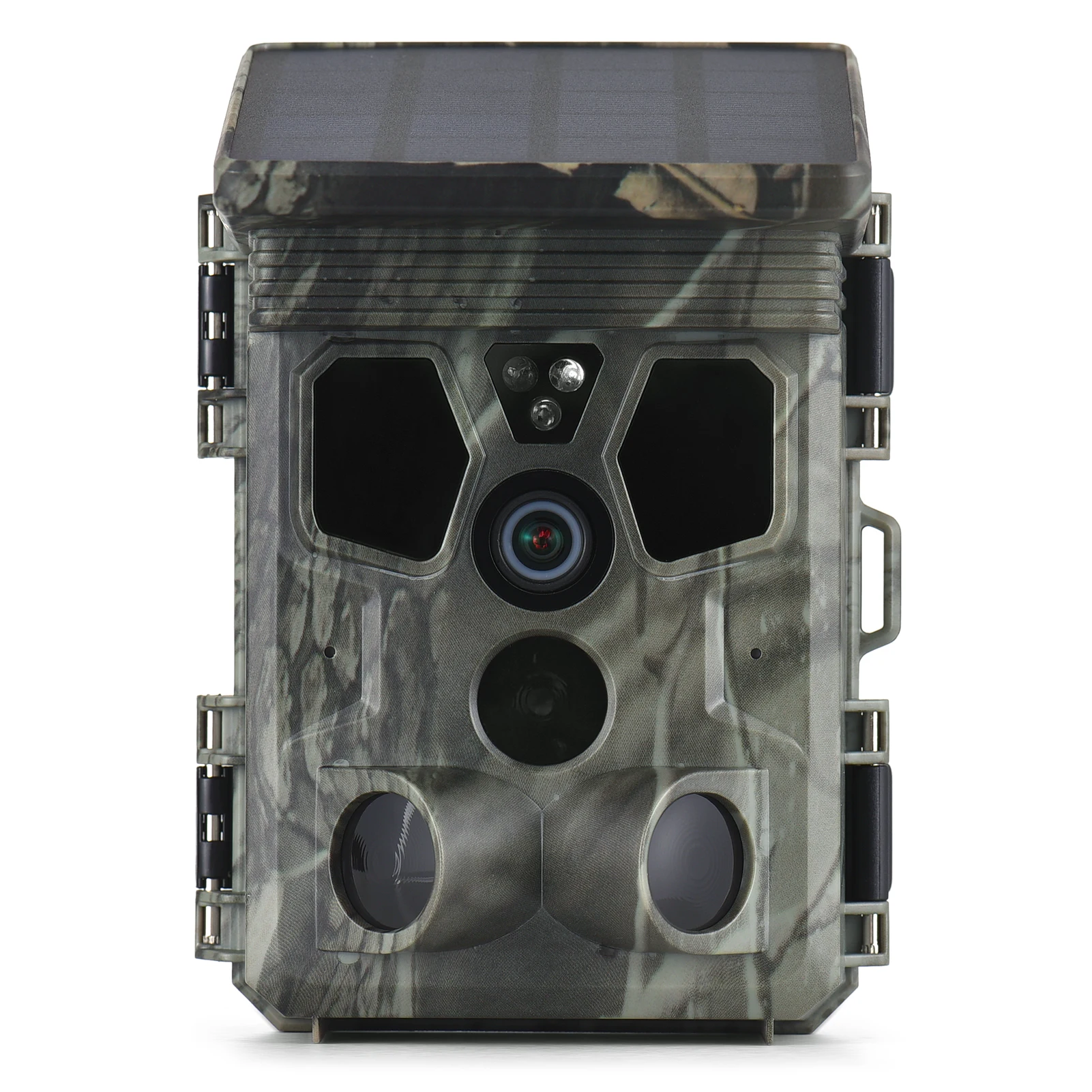 4K 50MP Солнечная камера 120 ° Игровая камера с углом обнаружения, ночная IP65, водонепроницаемая охотничья камера для мониторинга дикой природы
4K 50MP Солнечная камера 120 ° Игровая камера с углом обнаружения, ночная IP65, водонепроницаемая охотничья камера для мониторинга дикой природы