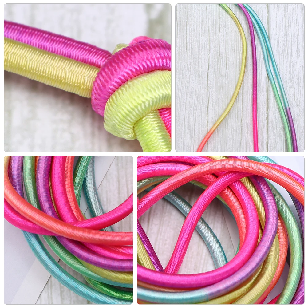 5pcs Colorful Jump Rope For Kids Rubber Band Skipping Student Sports Lightweight Outdoor Park School Play Training
5pcs Colorful Jump Rope For Kids Rubber Band Skipping Student Sports Lightweight Outdoor Park School Play Training