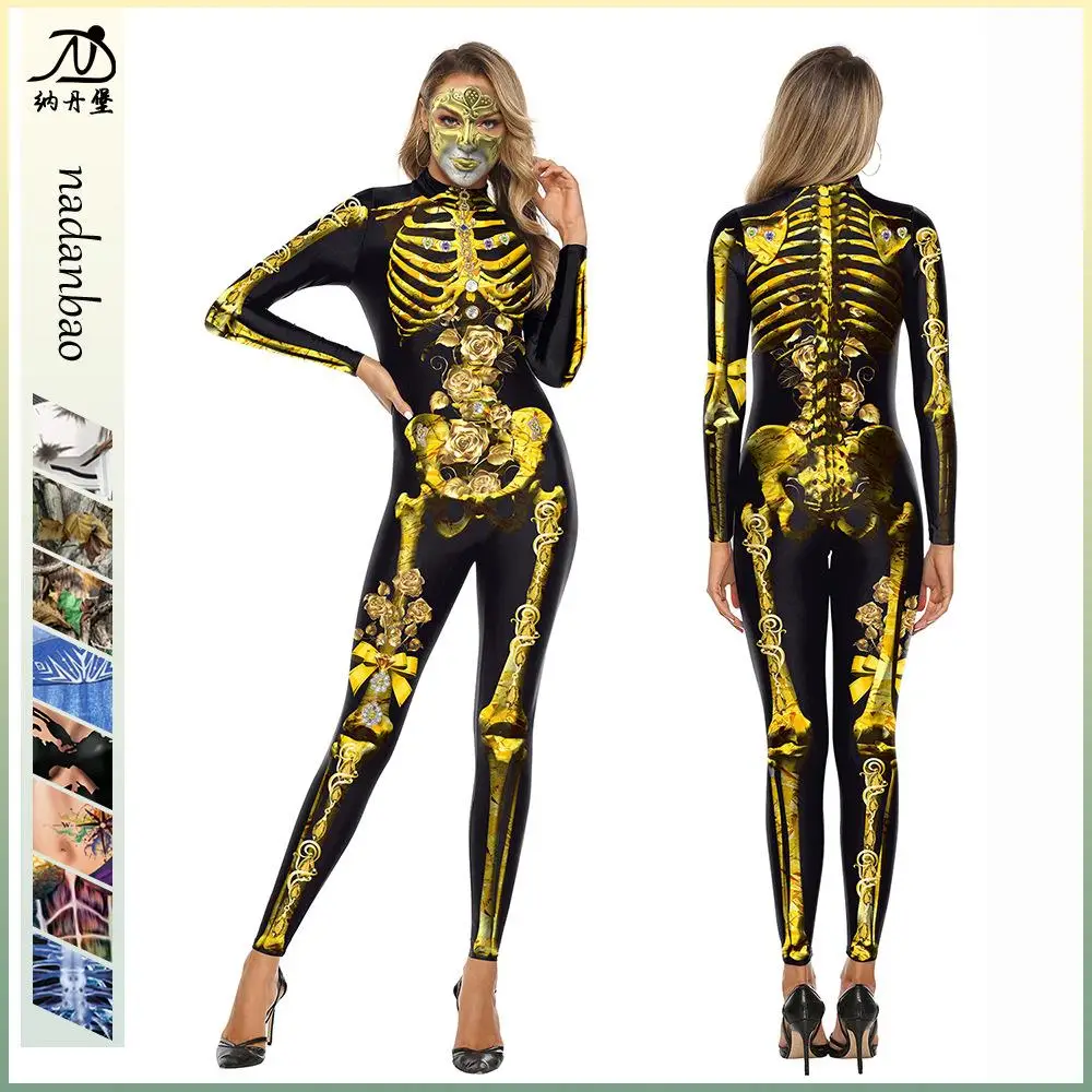 Adult 3D Horror Skeleton Print Jumpsuit Party Performance Costume Gift Headless King Brand Other 100% Material Winter 2016
Adult 3D Horror Skeleton Print Jumpsuit Party Performance Costume Gift Headless King Brand Other 100% Material Winter 2016