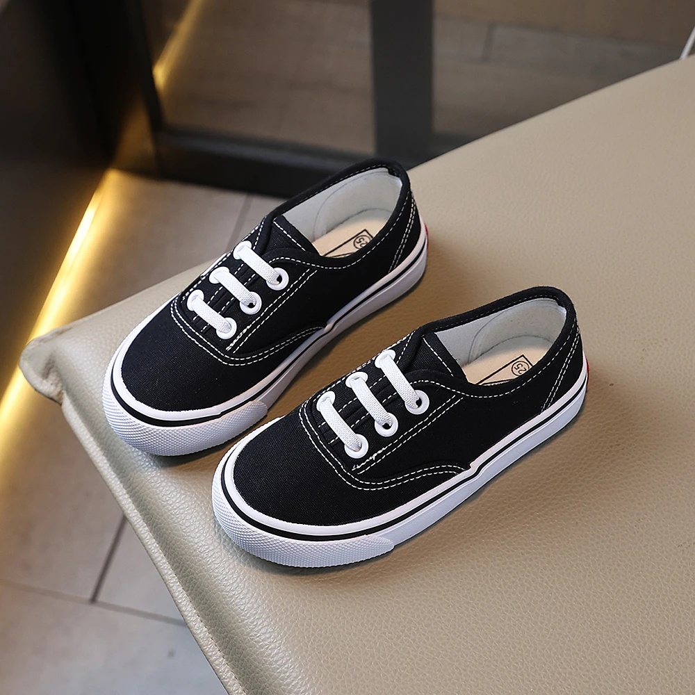 COMFY KIDS Kids Classic Black White Low Top Canvas Sneakers, Soft Elastic Non-Slip Wear-Resistant Rubber Sole Breathable Lightwe
COMFY KIDS Kids Classic Black White Low Top Canvas Sneakers, Soft Elastic Non-Slip Wear-Resistant Rubber Sole Breathable Lightwe