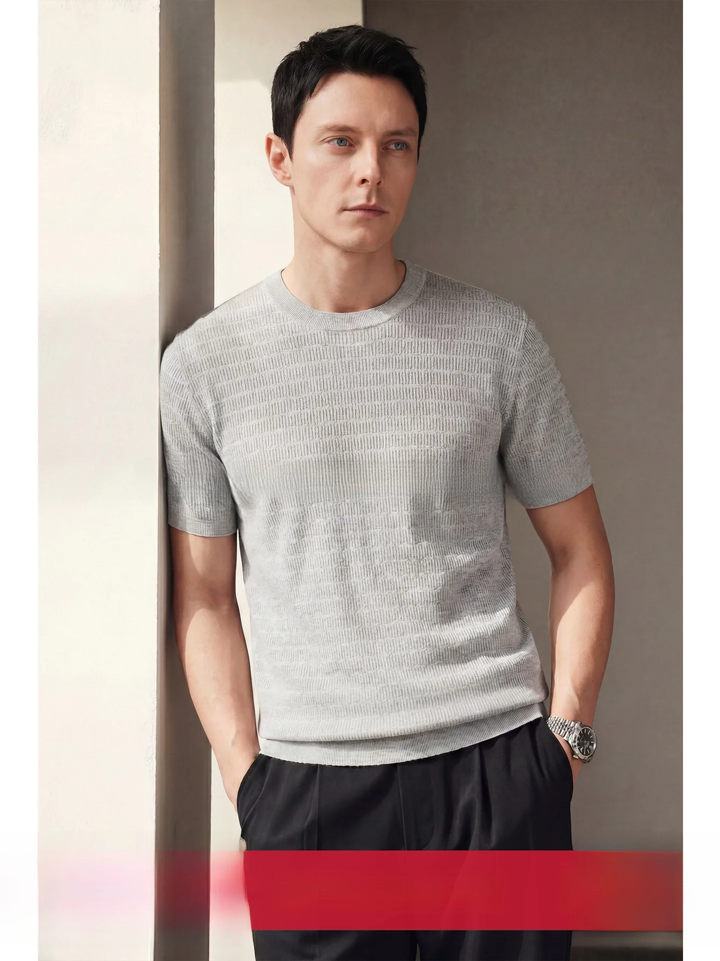 Men's Summer round Neck Knitted Short Sleeve T-Shirt Textured Lenzing Linen Cleanfit Casual Fashion Urban Style Breathable
Men's Summer round Neck Knitted Short Sleeve T-Shirt Textured Lenzing Linen Cleanfit Casual Fashion Urban Style Breathable