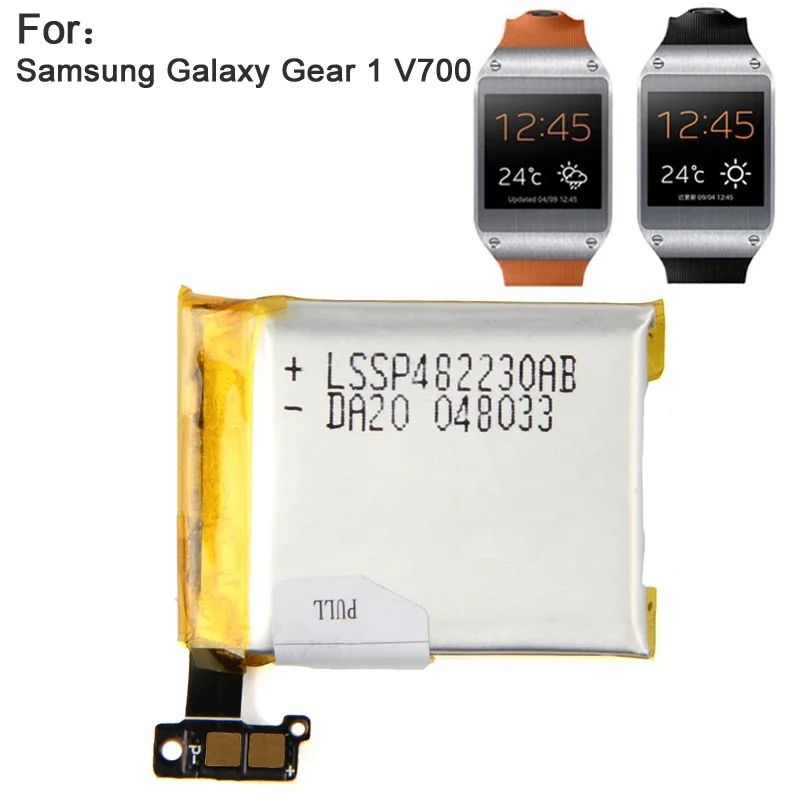 Высококачественная сменная батарея для Samsung Galaxy Gear 1 V700, литий-ионные аккумуляторы 315 мАч
Высококачественная сменная батарея для Samsung Galaxy Gear 1 V700, литий-ионные аккумуляторы 315 мАч