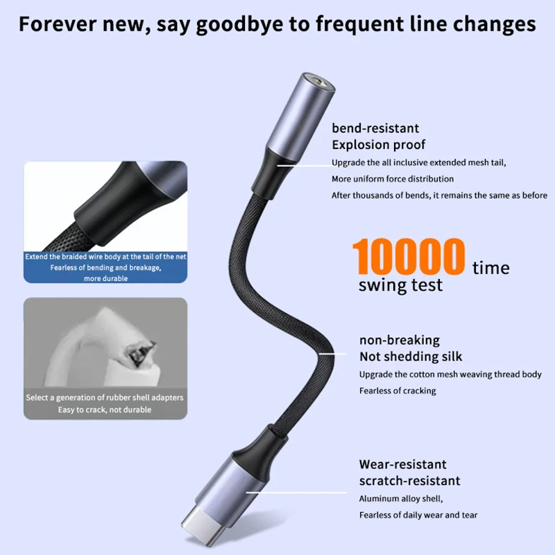 90 Degree Right Angle Type C to 3.5mm Jack Audio Adapter USB C Headphone Converter for Smartphones Tablets
90 Degree Right Angle Type C to 3.5mm Jack Audio Adapter USB C Headphone Converter for Smartphones Tablets