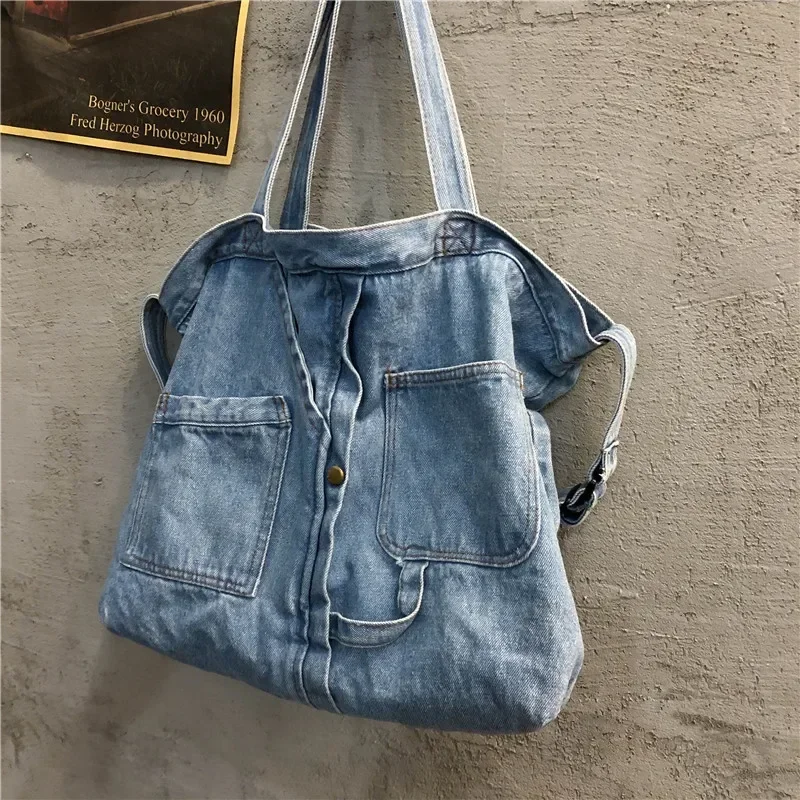 Teenager 90s Fashion Y2K Grunge Denim Textile Big Capacity Handbag Casual Jeans School Book Laptop Work Soft Slouchy Pouch Bag
Teenager 90s Fashion Y2K Grunge Denim Textile Big Capacity Handbag Casual Jeans School Book Laptop Work Soft Slouchy Pouch Bag