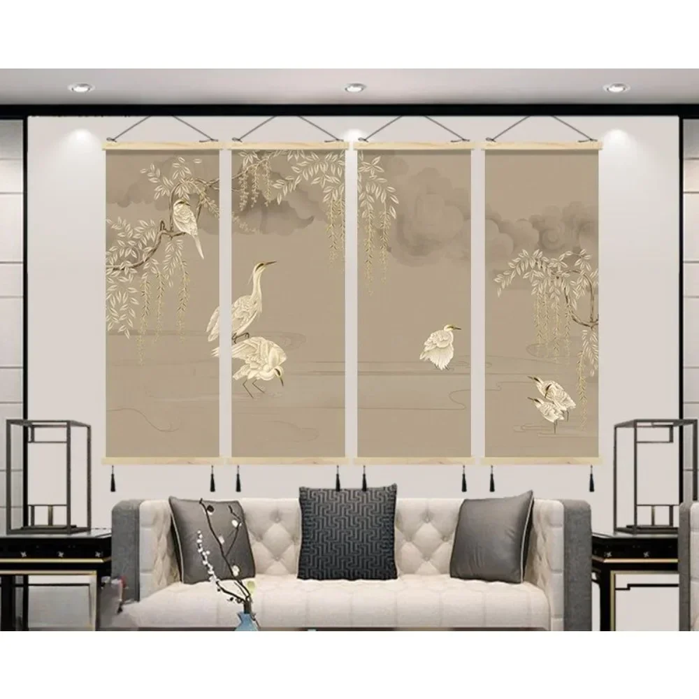 Chinese Style Scroll Painting Wall Art Vintage Room Decor Aesthetic Posters Painting Canvas Hanging Decoration Picture
Chinese Style Scroll Painting Wall Art Vintage Room Decor Aesthetic Posters Painting Canvas Hanging Decoration Picture