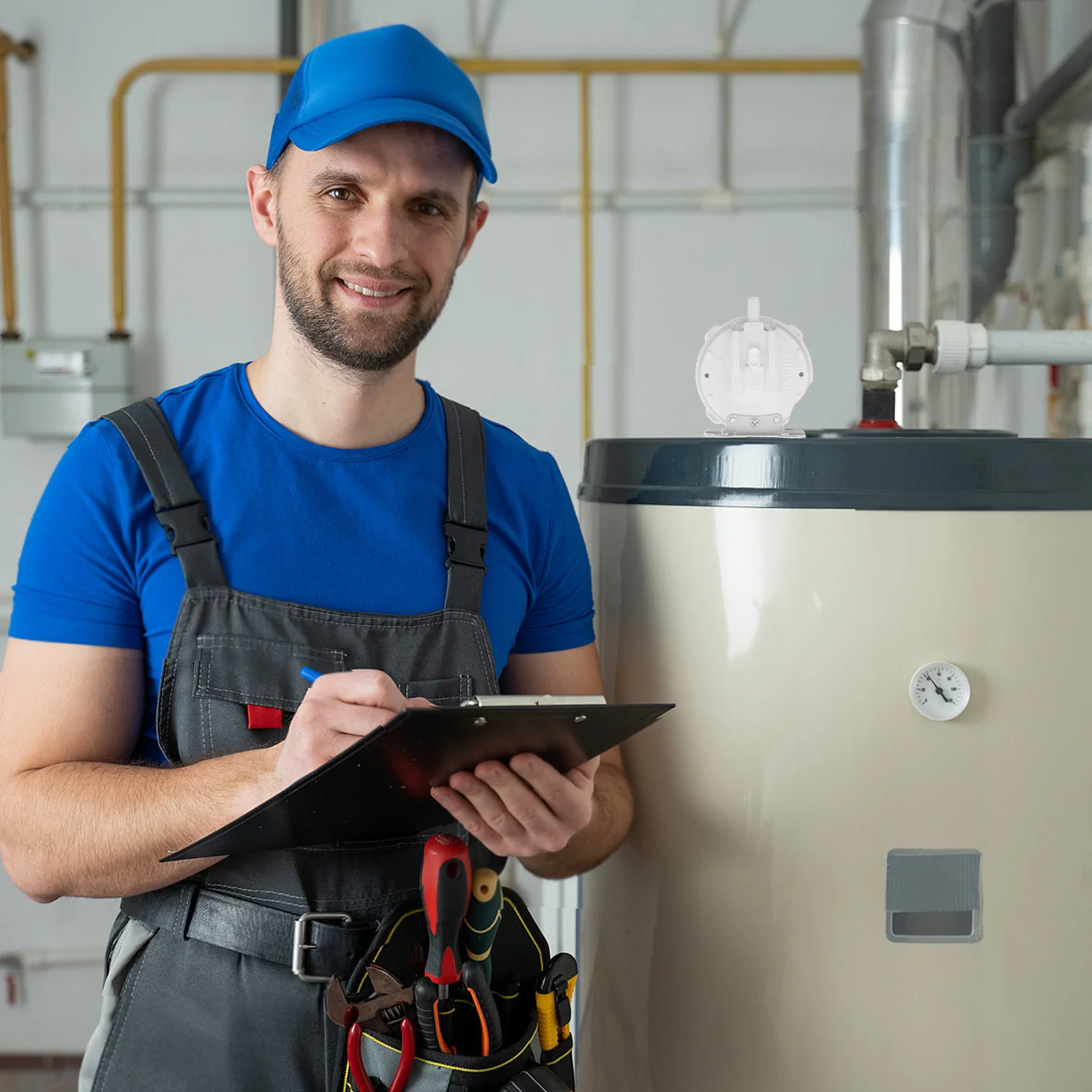 Replacement Air Pressure Switch for Wall Hung Boilers Natural Gas Liquid Propane Gas Boiler Repair Accessory Safety Protection
Replacement Air Pressure Switch for Wall Hung Boilers Natural Gas Liquid Propane Gas Boiler Repair Accessory Safety Protection