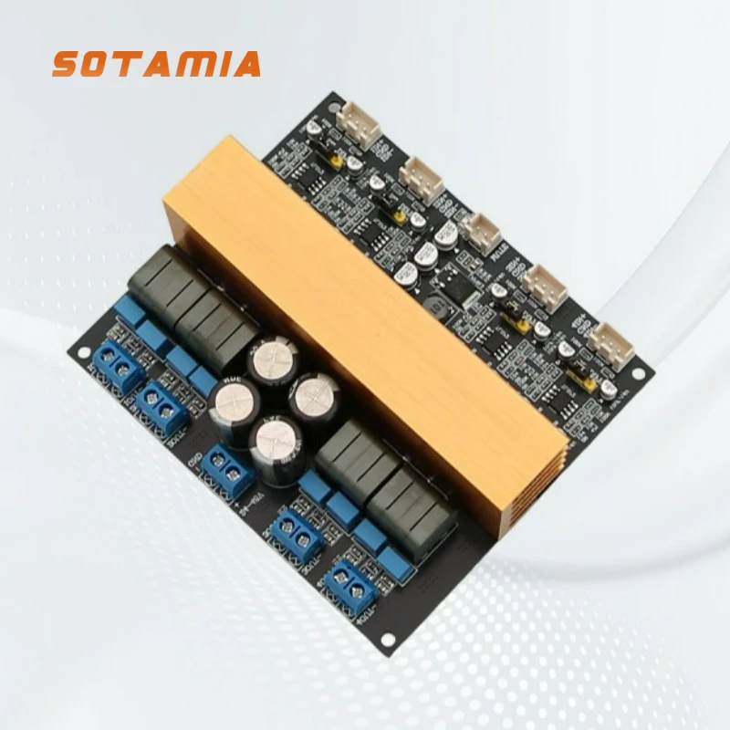 SOTAMIA TPA3255 Four Channel High Power Digital Power Amplifier Board HIFI Class D Sound Amplificador Balanced Input 300Wx4
SOTAMIA TPA3255 Four Channel High Power Digital Power Amplifier Board HIFI Class D Sound Amplificador Balanced Input 300Wx4