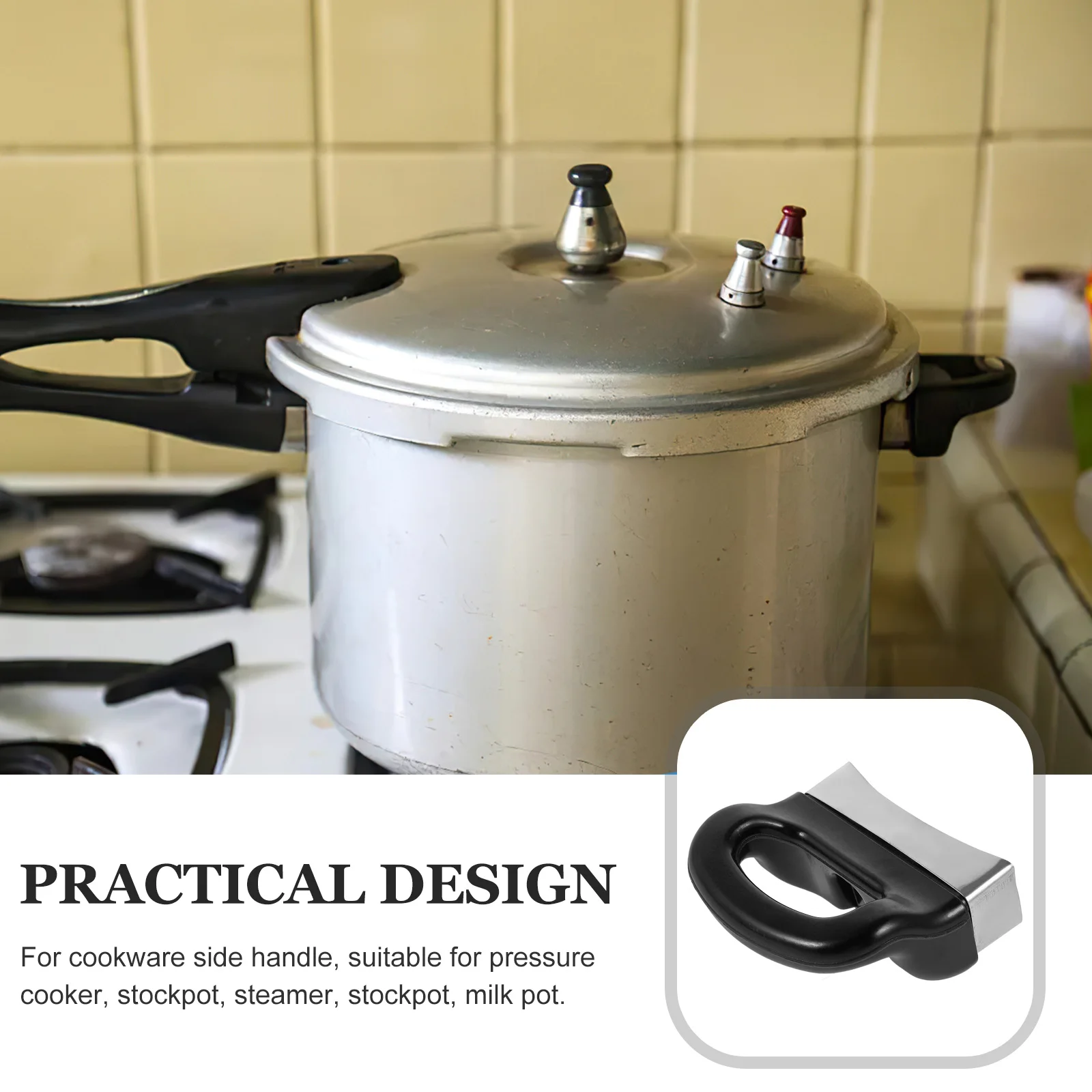 2pcs Pot Handle Accessories Universal Replacement Side Handles for Pressure Cooker Stockpot Steamer Milk Pot Easy Install
2pcs Pot Handle Accessories Universal Replacement Side Handles for Pressure Cooker Stockpot Steamer Milk Pot Easy Install