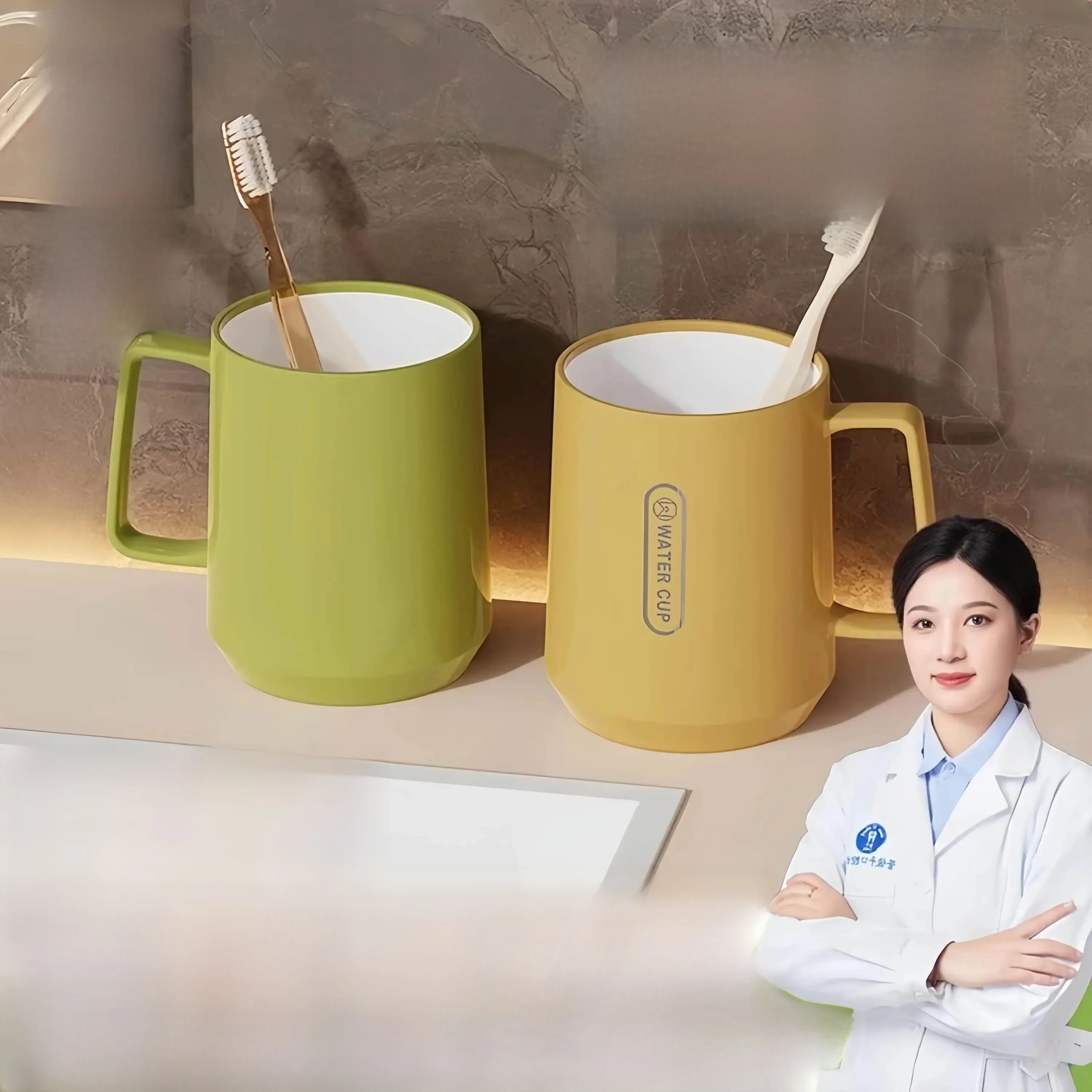 Food Grade Anti-scale High Temperature Resistant Luxury Style Toothbrush Cup No Water Marks Easy to Clean Creative Bathroom Tool
Food Grade Anti-scale High Temperature Resistant Luxury Style Toothbrush Cup No Water Marks Easy to Clean Creative Bathroom Tool