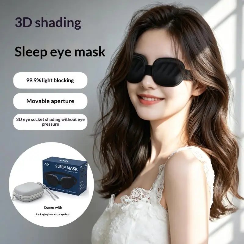 3D Sleeping Eye Mask Block Out Light Sleep Mask For Eyes Slaapmasker Eye Shade Blindfold Sleeping Aid Mask Eyepatch Adjustable
3D Sleeping Eye Mask Block Out Light Sleep Mask For Eyes Slaapmasker Eye Shade Blindfold Sleeping Aid Mask Eyepatch Adjustable