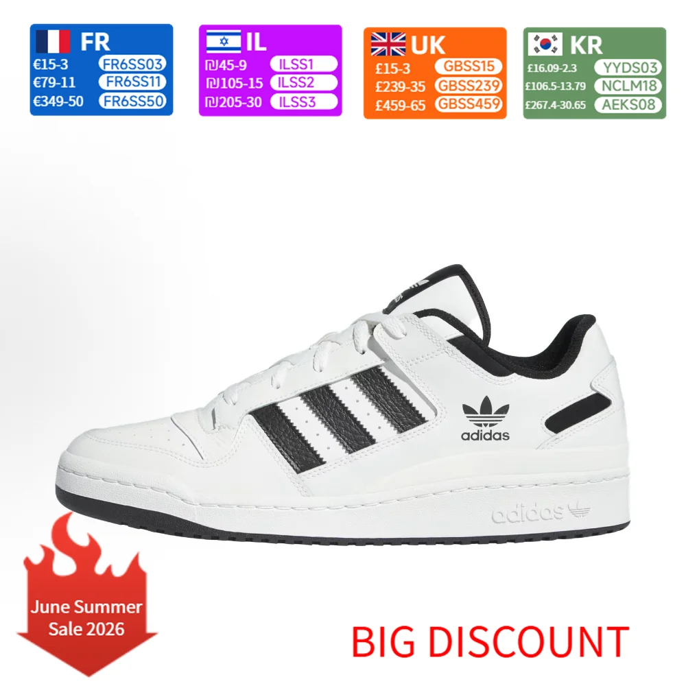 adidas Originals FORUM Low CI Comfortable Low-Top Skate Shoes Unisex IH7830
adidas Originals FORUM Low CI Comfortable Low-Top Skate Shoes Unisex IH7830