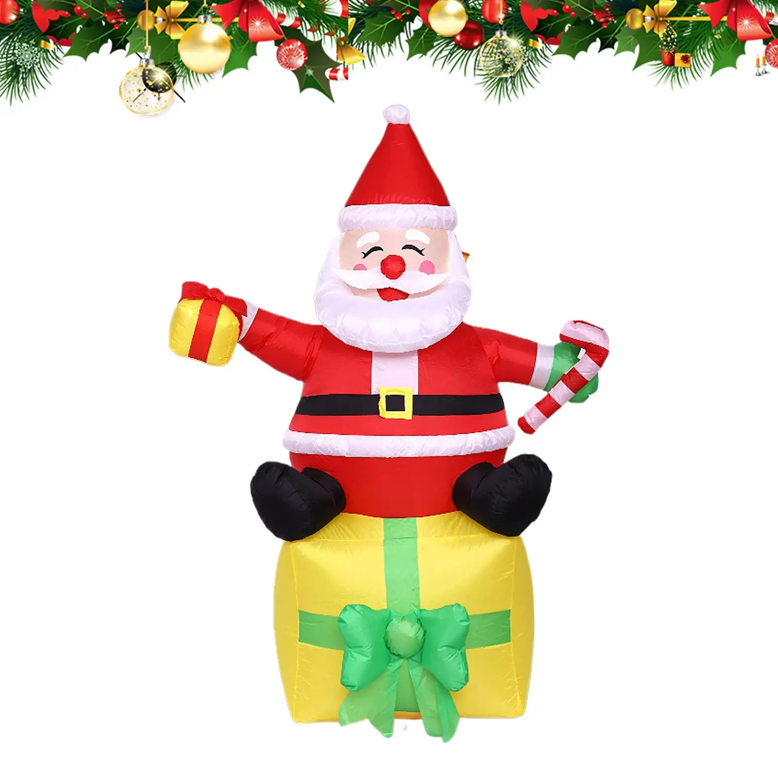 Рождественские надувные игрушки Санта-Клаус 1,8 м светодиодный светильник праздничные украшения Рождественский надувной Санта-Клаус для семейного друга в помещении
Рождественские надувные игрушки Санта-Клаус 1,8 м светодиодный светильник праздничные украшения Рождественский надувной Санта-Клаус для семейного друга в помещении