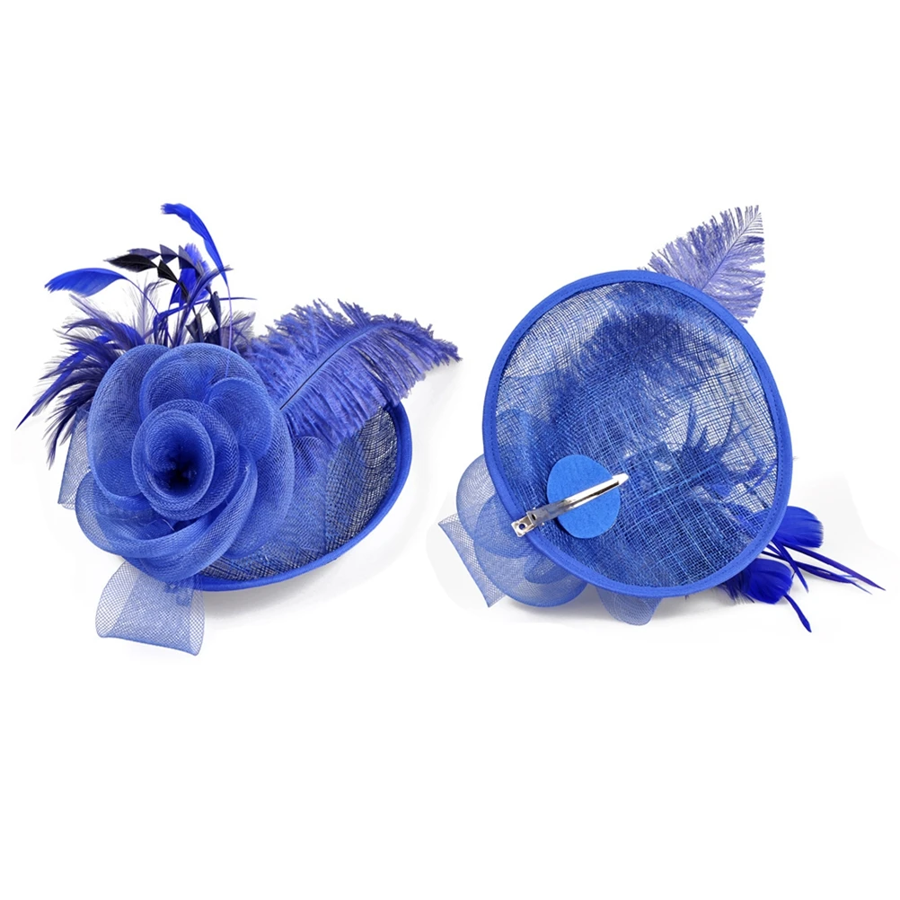 Bridal Topper Headgear Hat Hair Clip Ostrich Headdress Headwear for Women Headband Women's
Bridal Topper Headgear Hat Hair Clip Ostrich Headdress Headwear for Women Headband Women's