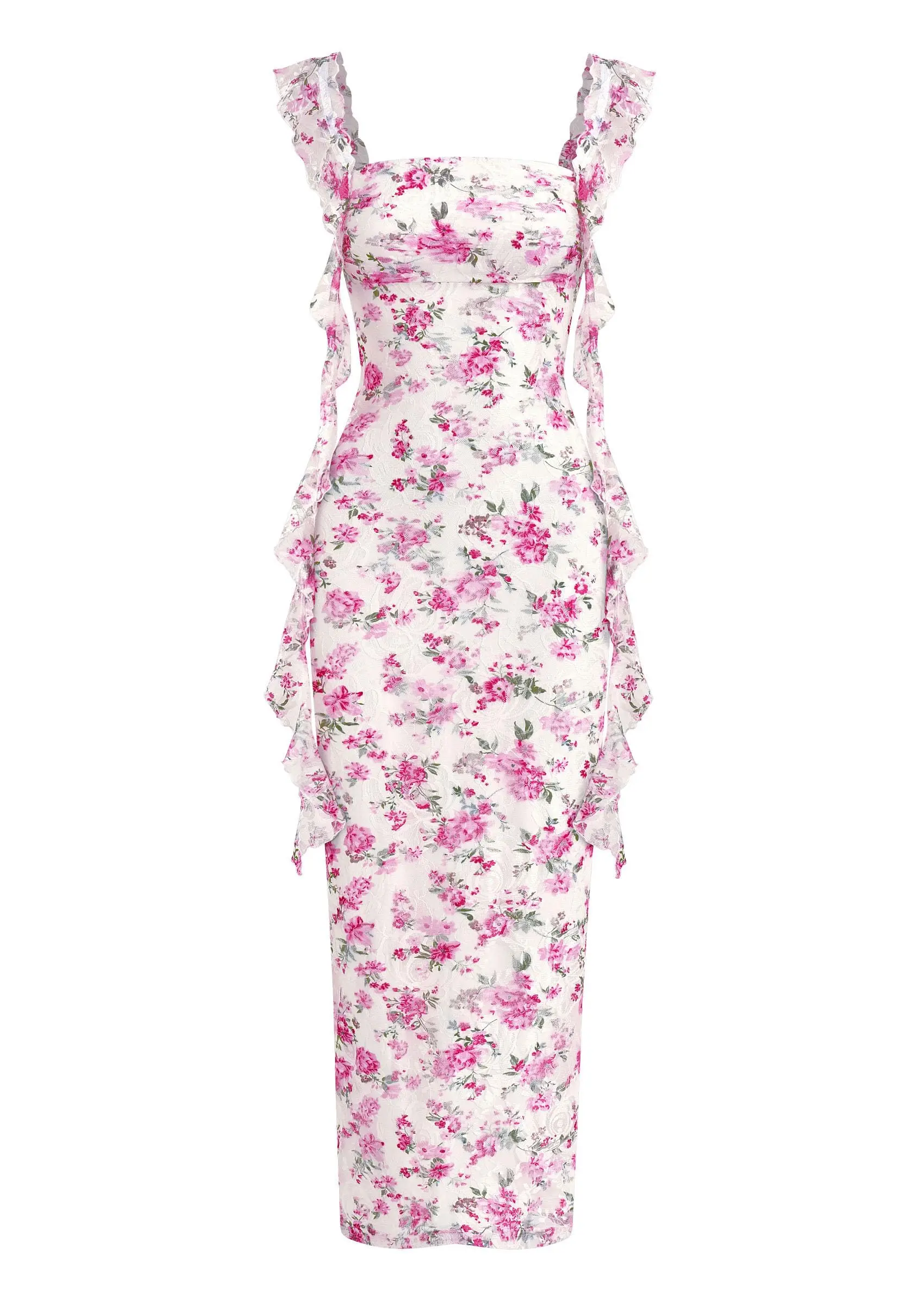 Floral Ruffle Maxi Dress For Women Summer Elegant Cocktail Wedding Guest
Floral Ruffle Maxi Dress For Women Summer Elegant Cocktail Wedding Guest