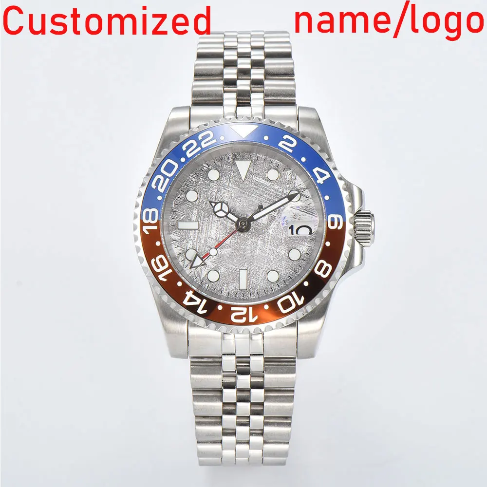 Customized logo Luxury NH34 GMT automatic movement Men's Watch Mechanical Automatic Watch Sapphire Stainless Steel Waterproof W
Customized logo Luxury NH34 GMT automatic movement Men's Watch Mechanical Automatic Watch Sapphire Stainless Steel Waterproof W