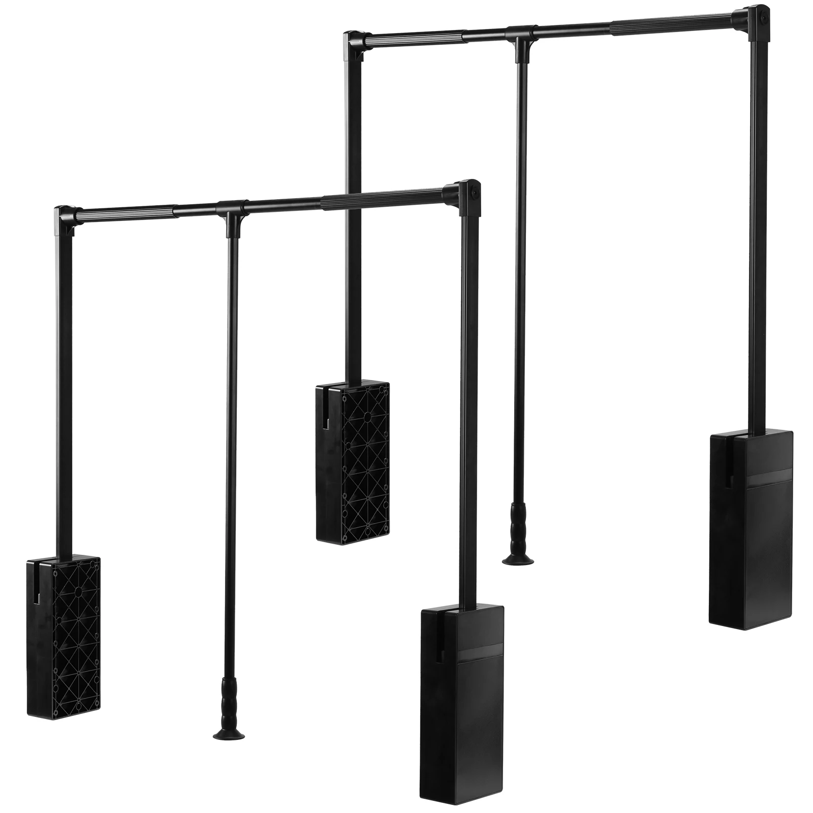 2Pcs Pull Down Closet Rod Adjustable Width Two-way Buffering Wardrobe Hanger 60Lbs Load Capacity for Cabinet Hanging Clothes
2Pcs Pull Down Closet Rod Adjustable Width Two-way Buffering Wardrobe Hanger 60Lbs Load Capacity for Cabinet Hanging Clothes