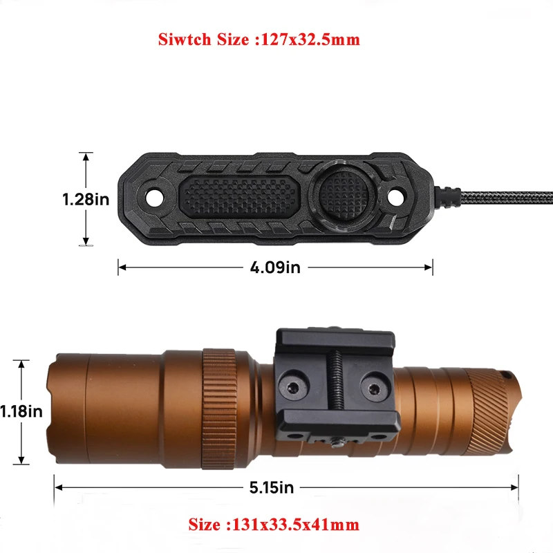 Convoy High performance Tactical Flashlight 2000LMS 2 in 1 Com LED Light Waterproof Quick Release ML PT Mount for Hunting
Convoy High performance Tactical Flashlight 2000LMS 2 in 1 Com LED Light Waterproof Quick Release ML PT Mount for Hunting