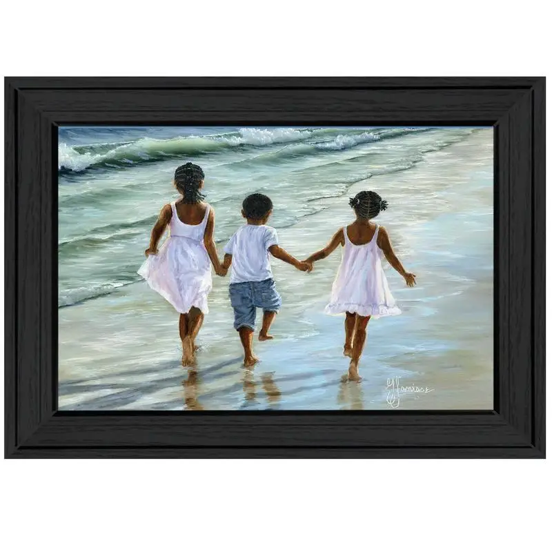 Running on the Beach Framed Wall Art, Modern Decor for Living Room, Bedroom & Farmhouse Wall Decoration
Running on the Beach Framed Wall Art, Modern Decor for Living Room, Bedroom & Farmhouse Wall Decoration