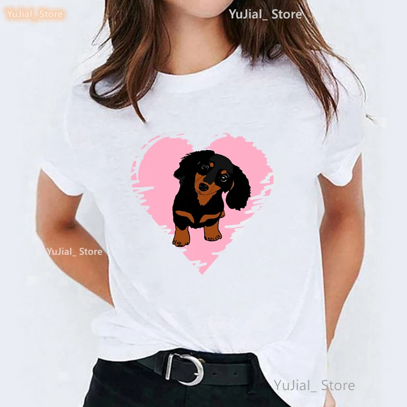 Pug/Dachshund/Chihuahua Animal Print Tshirt Girls Kawaii Dog Lover T Shirt Women Harajuku Shirt Summer Short Sleeve T-Shirt
Pug/Dachshund/Chihuahua Animal Print Tshirt Girls Kawaii Dog Lover T Shirt Women Harajuku Shirt Summer Short Sleeve T-Shirt