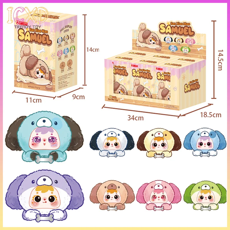 Аутентичные игрушки Samuel Blind Box, серия Puppy Papa, плюшевый дизайн, плюшевая игрушка, милый брелок, кулон, праздничный подарок для девочек
Аутентичные игрушки Samuel Blind Box, серия Puppy Papa, плюшевый дизайн, плюшевая игрушка, милый брелок, кулон, праздничный подарок для девочек