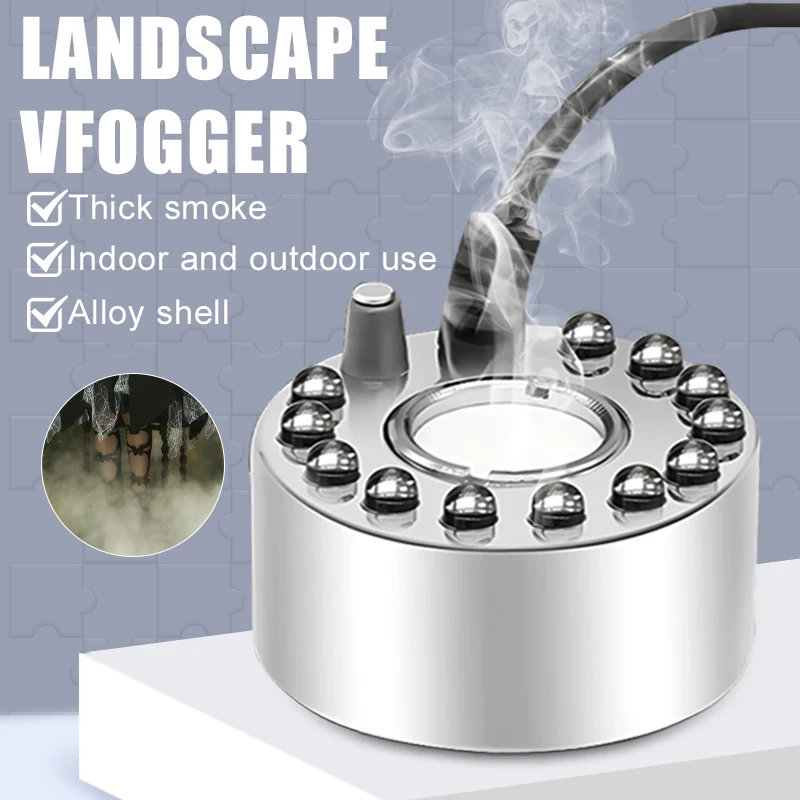 Ultrasonic Mist Maker Fogger Fountain Ornament Atomizer for Halloween Christmas Decoration Humidifier Water Pond Fog Machine
Ultrasonic Mist Maker Fogger Fountain Ornament Atomizer for Halloween Christmas Decoration Humidifier Water Pond Fog Machine