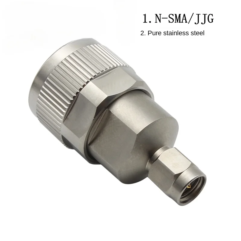 Stainless steel test head N to SMA adapter n to SMA male 18GHZ net test head sma to n
Stainless steel test head N to SMA adapter n to SMA male 18GHZ net test head sma to n