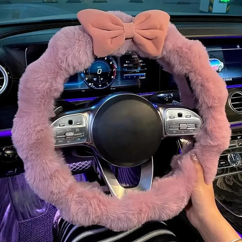 2025 New Car Handlebar Cover Car Steering Wheel Cover Autumn and Winter Plush Winter Plus Velvet Ladies High End Cute Decoration
2025 New Car Handlebar Cover Car Steering Wheel Cover Autumn and Winter Plush Winter Plus Velvet Ladies High End Cute Decoration
