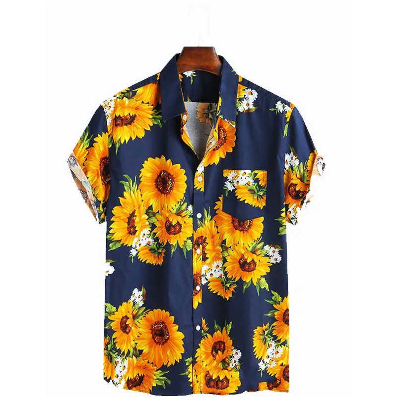 Summer Digital Printed Shirt Men's Hawaiian Casual Short Sleeve Lapel Shirt Breathable Streetwear Vintage 2026 Spring/Summer New
Summer Digital Printed Shirt Men's Hawaiian Casual Short Sleeve Lapel Shirt Breathable Streetwear Vintage 2026 Spring/Summer New