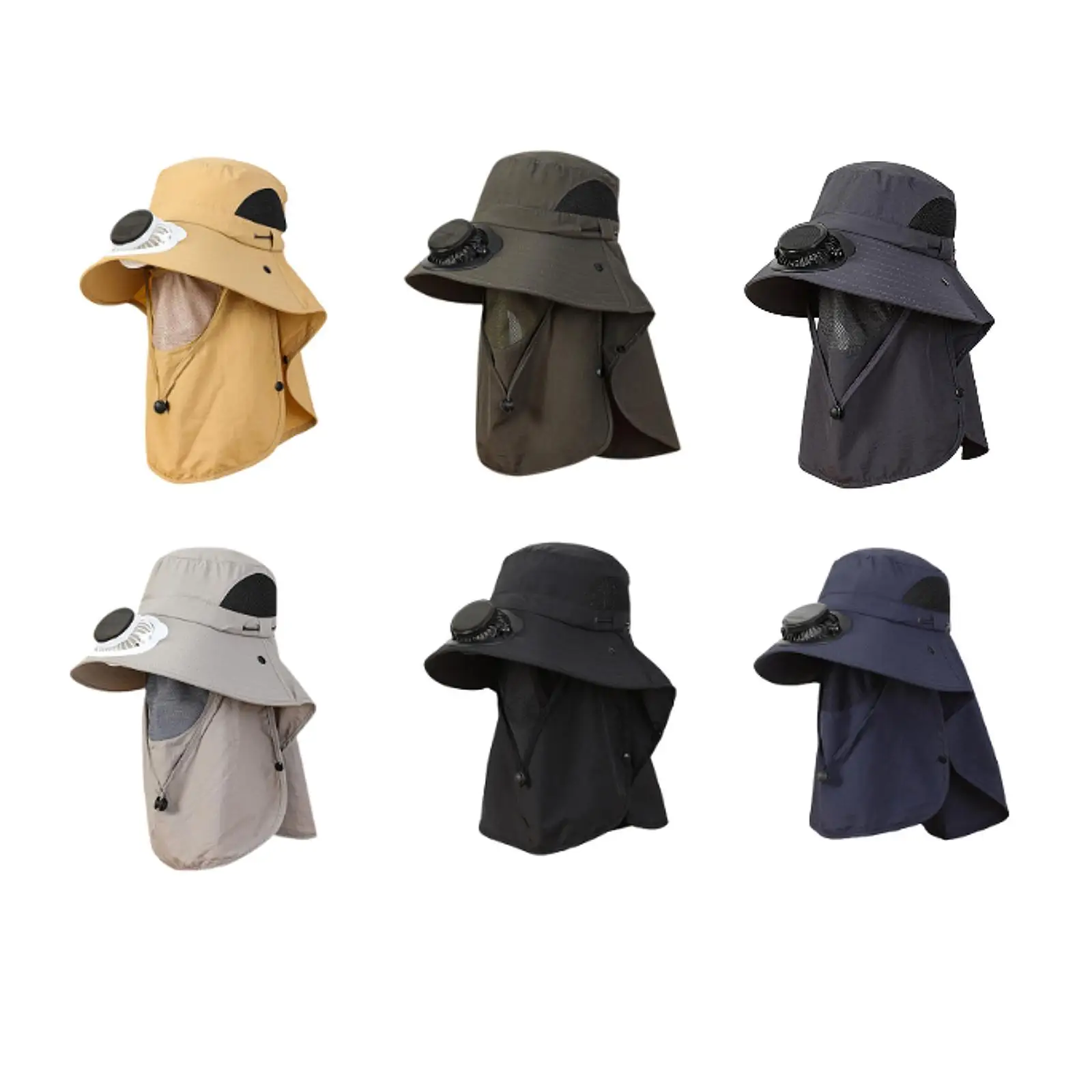 Уличная шляпа с солнечным вентилятором, рыбацкая шляпа для мужчин и женщин со съемным чехлом на шею, шляпа-ведро, шляпа-ведро для пляжного спорта, сада
Уличная шляпа с солнечным вентилятором, рыбацкая шляпа для мужчин и женщин со съемным чехлом на шею, шляпа-ведро, шляпа-ведро для пляжного спорта, сада