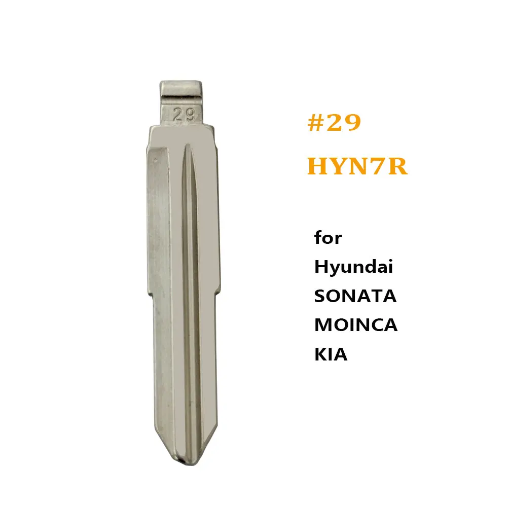 10 шт. 29 # Металлический необработанный выкидной ключ-заготовка HYN7R для Keydiy KD Xhorse VVDI для Hyundai SONATA MOINCA KIA
10 шт. 29 # Металлический необработанный выкидной ключ-заготовка HYN7R для Keydiy KD Xhorse VVDI для Hyundai SONATA MOINCA KIA