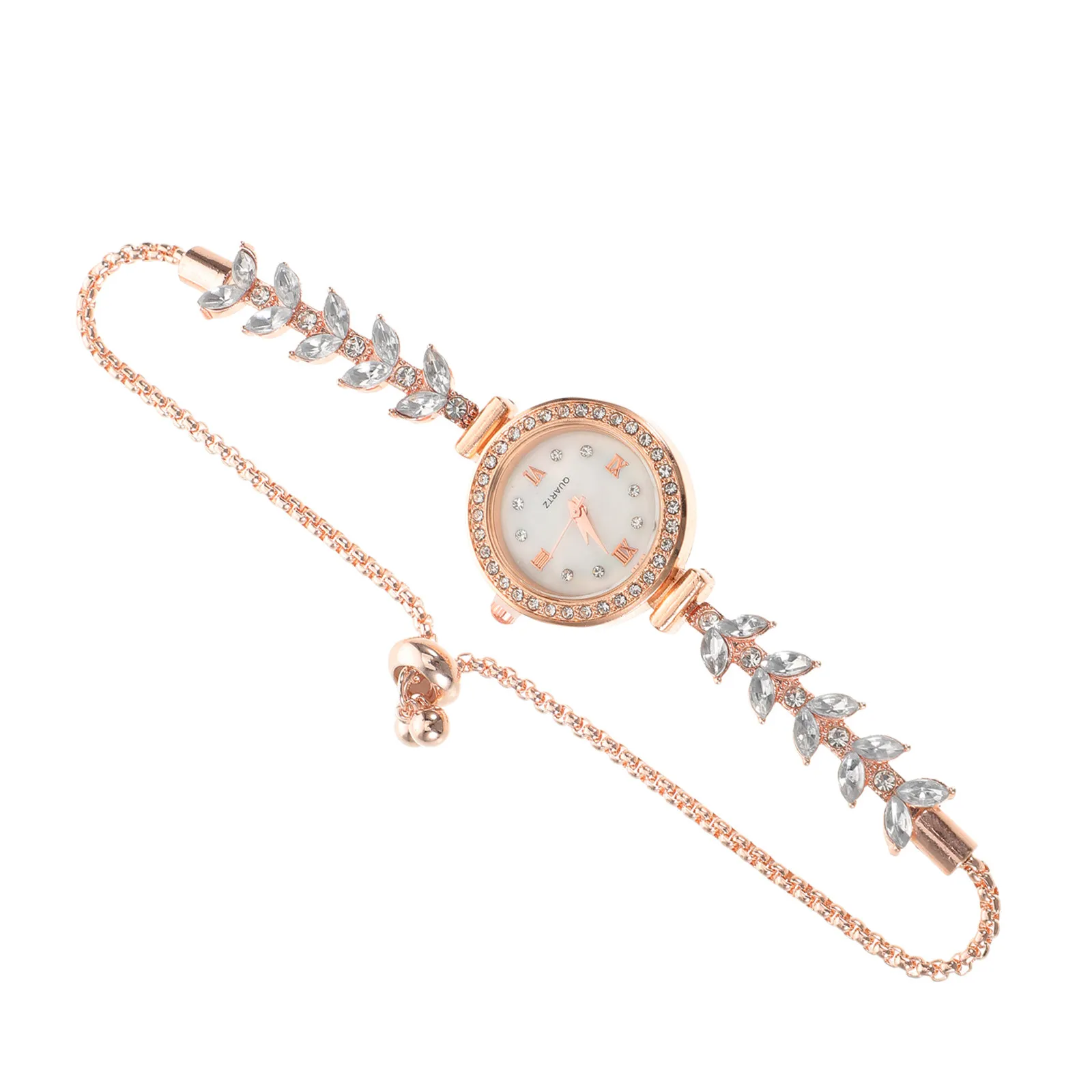 Round Dial Rhinestone Bracelet Watch Women Slim Strap Quartz Wristwatch Ladies Dress Wristwatch Charm Bracelet Watch for Daily
Round Dial Rhinestone Bracelet Watch Women Slim Strap Quartz Wristwatch Ladies Dress Wristwatch Charm Bracelet Watch for Daily